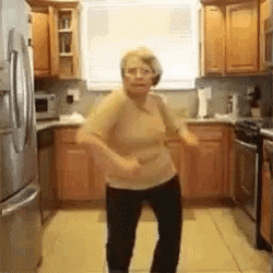 Old Lady Dancing GIF