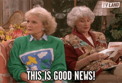 Old Lady Good News GIF