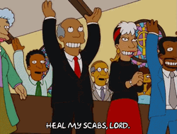 Old Lady Heal My Scab Lord GIF