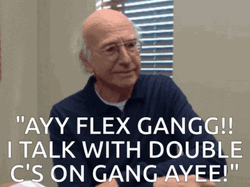 Old Man Ayy Flex Gang GIF