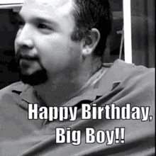 Old Man Birthday Big Boy Kiss GIF