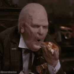 Old Man Bitten His Fingers Mistaken As Hotdog GIF