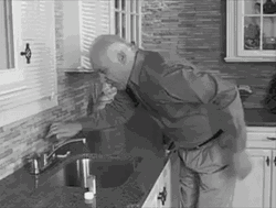 Old Man Can't Bend Back Pain GIF