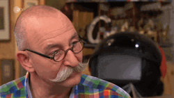 Old Man Confused Looking Away GIF
