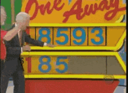 Old Man Contestant In Prince Is Right GIF
