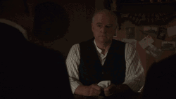 Old Man Head Down In Deep Thought GIF