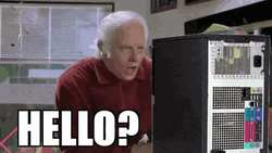 Old Man Hello Technology GIF