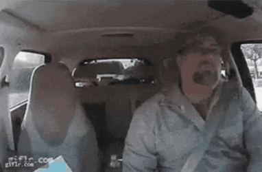 Old Man In The Car Crash Meme GIF