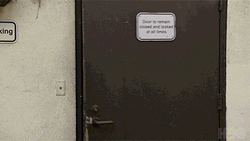 Old Man Kicked Out By Security GIF