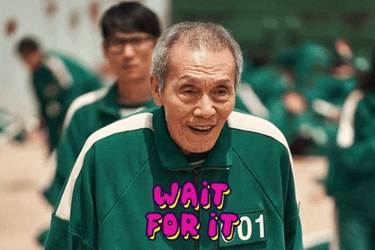 Old Man O Yeong-Su Squid Game GIF