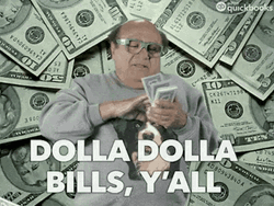 Old Man Playing Funny Money GIF