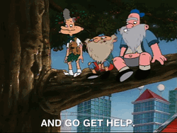 Old Man Says Go Get Help GIF