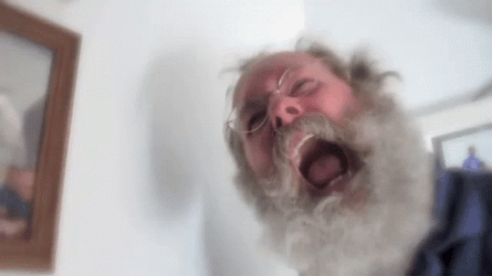 Old Man Screaming Meme GIF