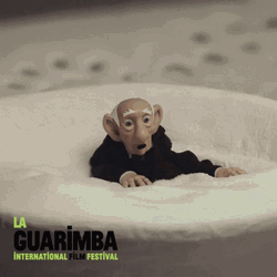 Old Man Sinking On Quicksand Animation GIF
