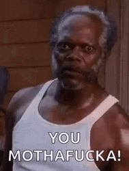 Old Man Stare Samuel L Jackson GIF