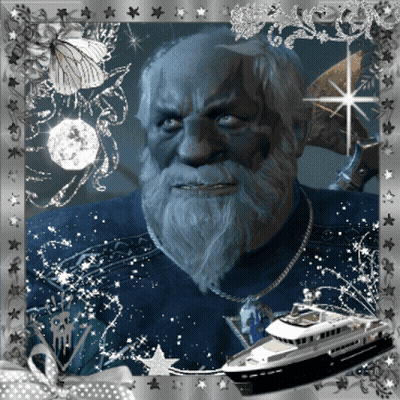 Old Man With Beard And Boat GIF