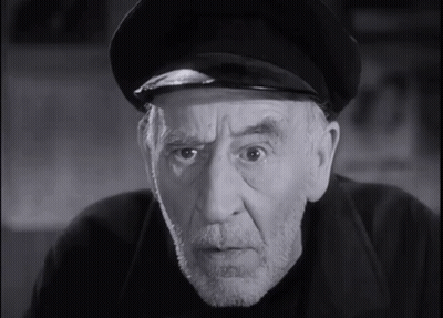 Old Man With Beard And Hat GIF
