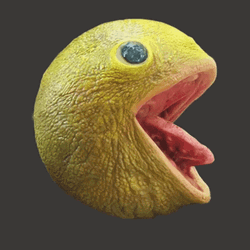 Old Pac Man Showing Tounge GIF