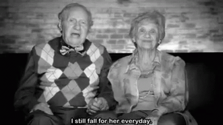 Old People Loving Each Other Till The End GIF