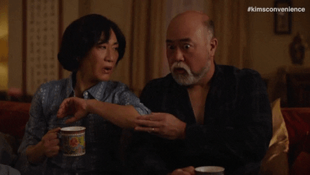 Old Peoples Touching Elbow GIF