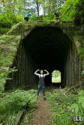 Old Train Tunnel Workout Place GIF