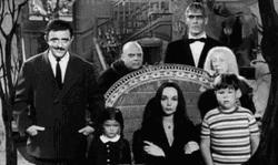 Old Version Spooky Family Wednesday GIF