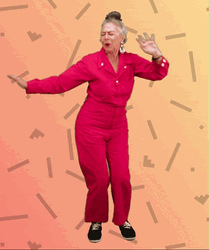 Old Woman Dancing  GIF