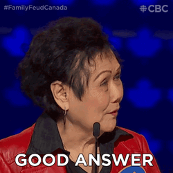 Old Woman Good Answer GIF