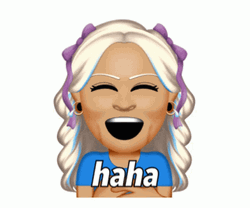 Old Woman Lol Emoji GIF