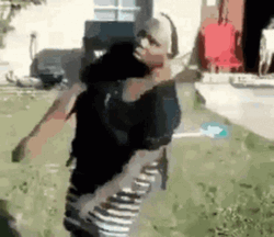 Old Woman Pass Out GIF