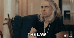 Old Woman Says The Law Quote And Quote GIF