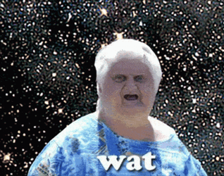 Old Woman Wat GIF
