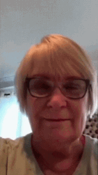Old Woman Yelling GIF