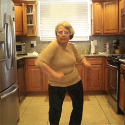 Old Women Party Time Dancing GIF
