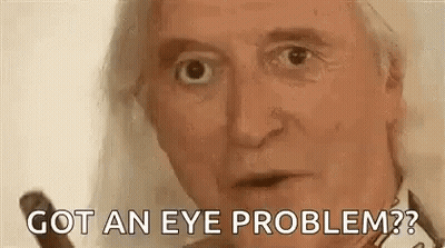 Older Man Close Up Got An Eye Problem GIF