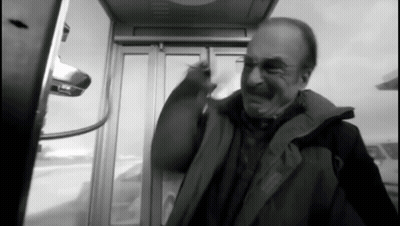 Older Man In Jacket GIF