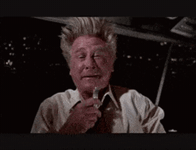 Older Man In White Shirt And Tie Cockpit GIF