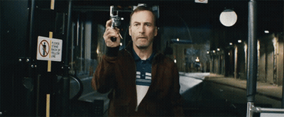 Older Man Looking At Camera With Nobody Advertisement GIF