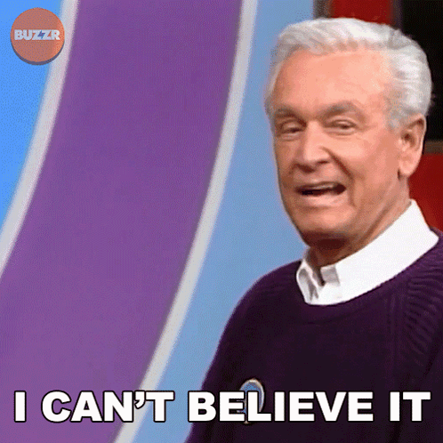 Older Man Says I Cant Believe It In Front Of Buzzr Logo GIF