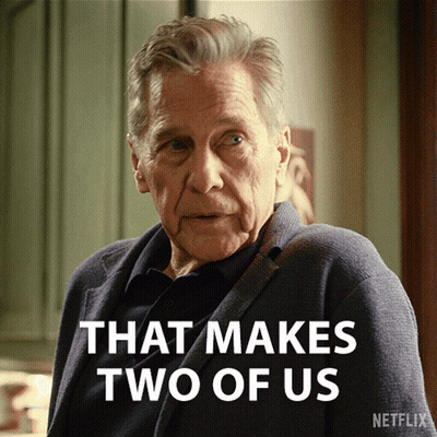 Older Man Says That Makes Two Of Us Netflix Ad GIF