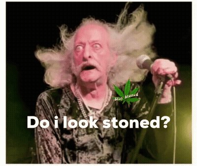 Older Man Singing Do I Look Stoned
