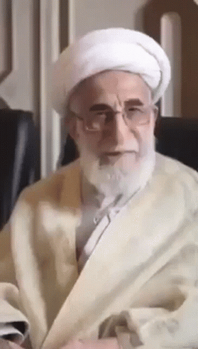 Older Man With Beard, Glasses, And White Turban GIF