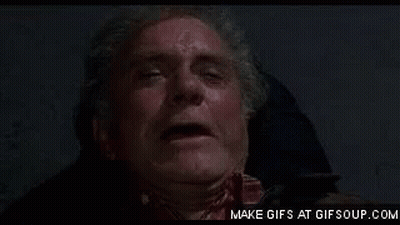 Older Man With Eyes Closed And Mouth Open GIF