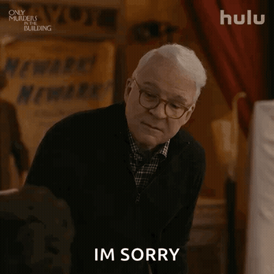 Older Man With Glasses Saying Sorry GIF