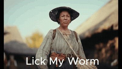 Older Woman Holding Purse Saying Delicious GIF
