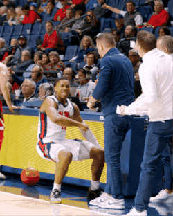 Ole Miss Basketball Angry Player GIF