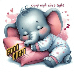 Olifant Good Night Meme GIF