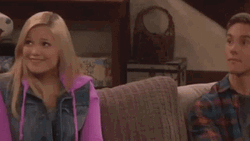 Olivia Holt Disagree Head Shake GIF