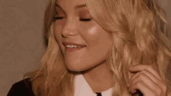 Olivia Holt Lip Bite GIF
