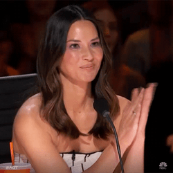 Olivia Munn Clapping GIF